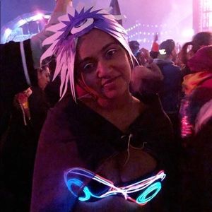 Rave light up bra